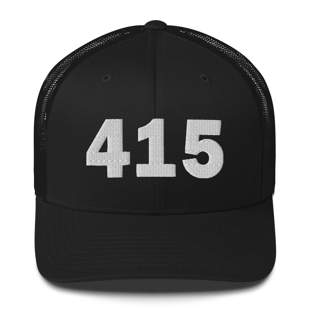 415 Area Code Trucker Cap