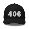 406 Area Code Trucker Cap