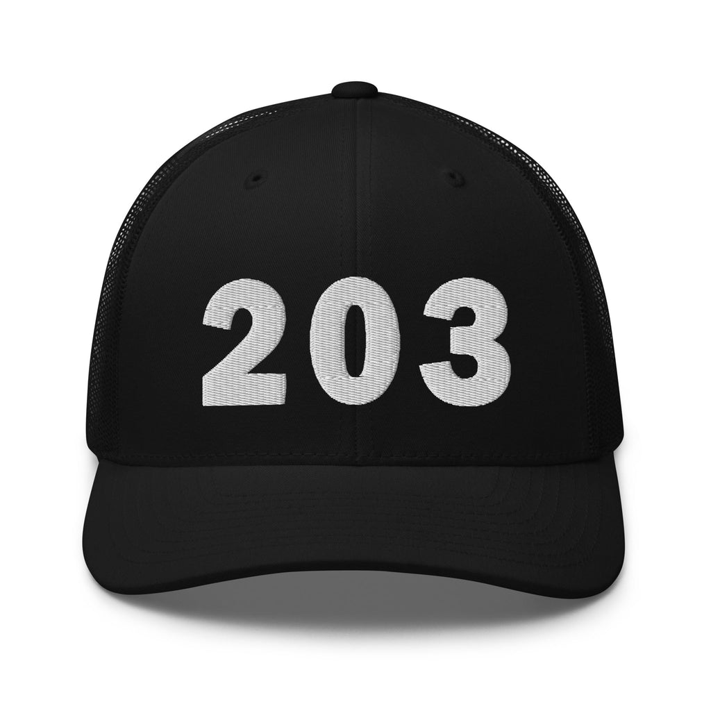 203 Area Code Trucker Cap