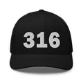 316 Area Code Trucker Cap