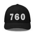760 Area Code Trucker Cap