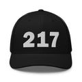 217 Area Code Trucker Cap
