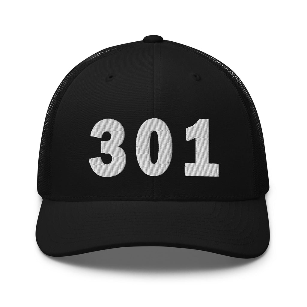 301 Area Code Trucker Cap