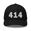 414 Area Code Trucker Cap
