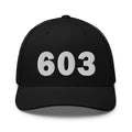 603 Area Code Trucker Cap