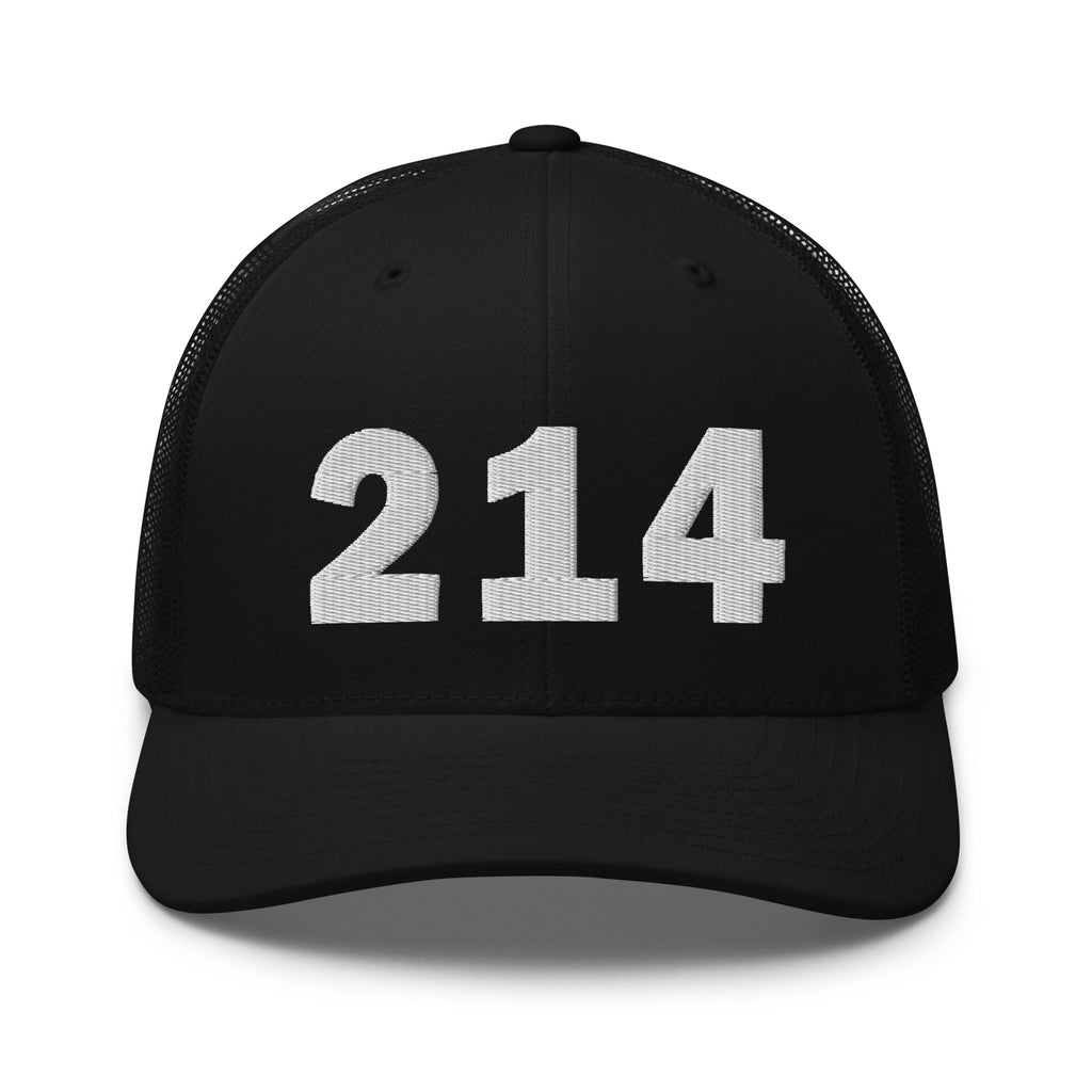 214 Area Code Trucker Cap