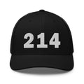 214 Area Code Trucker Cap