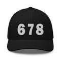 678 Area Code Trucker Cap