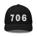 706 Area Code Trucker Cap