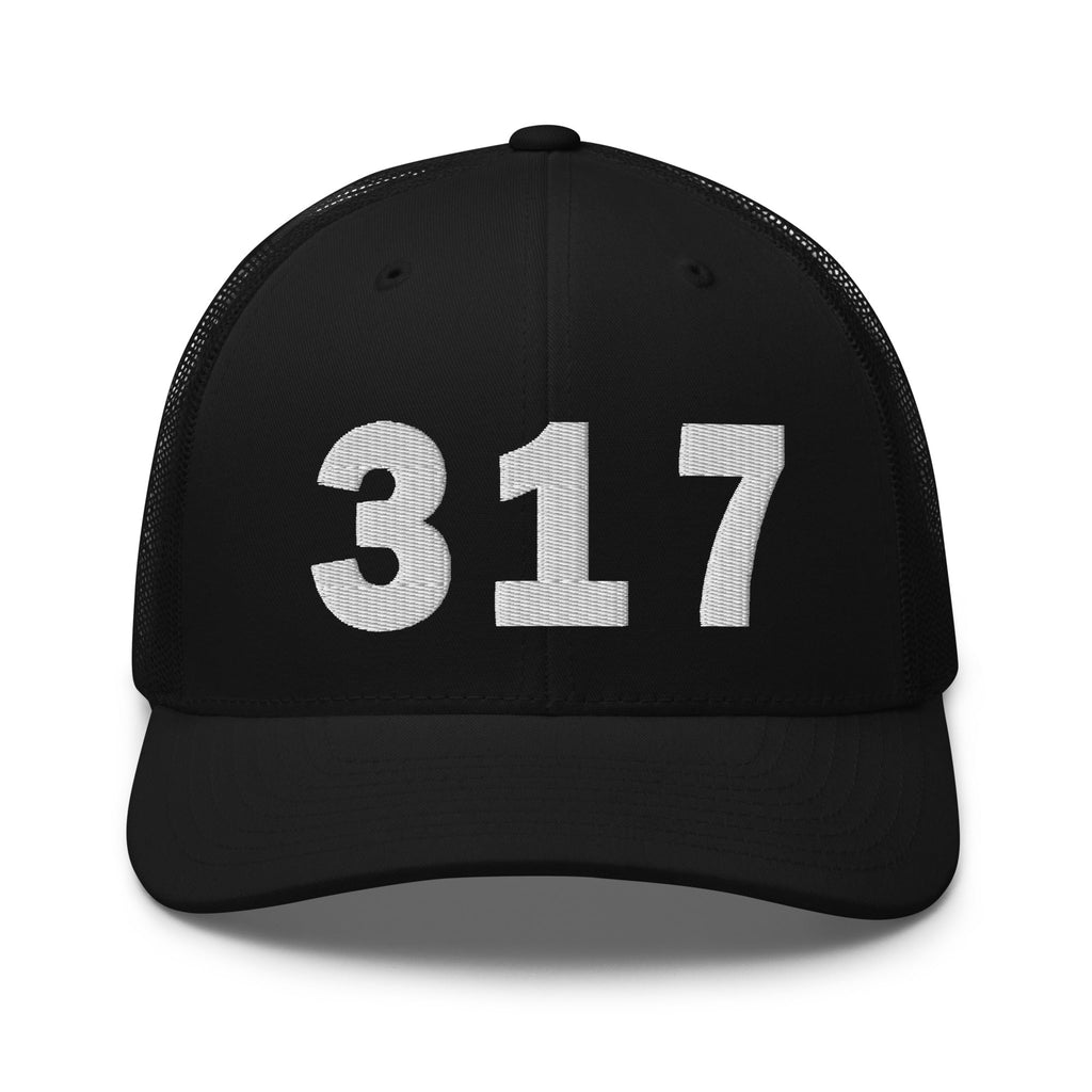 317 Area Code Trucker Cap