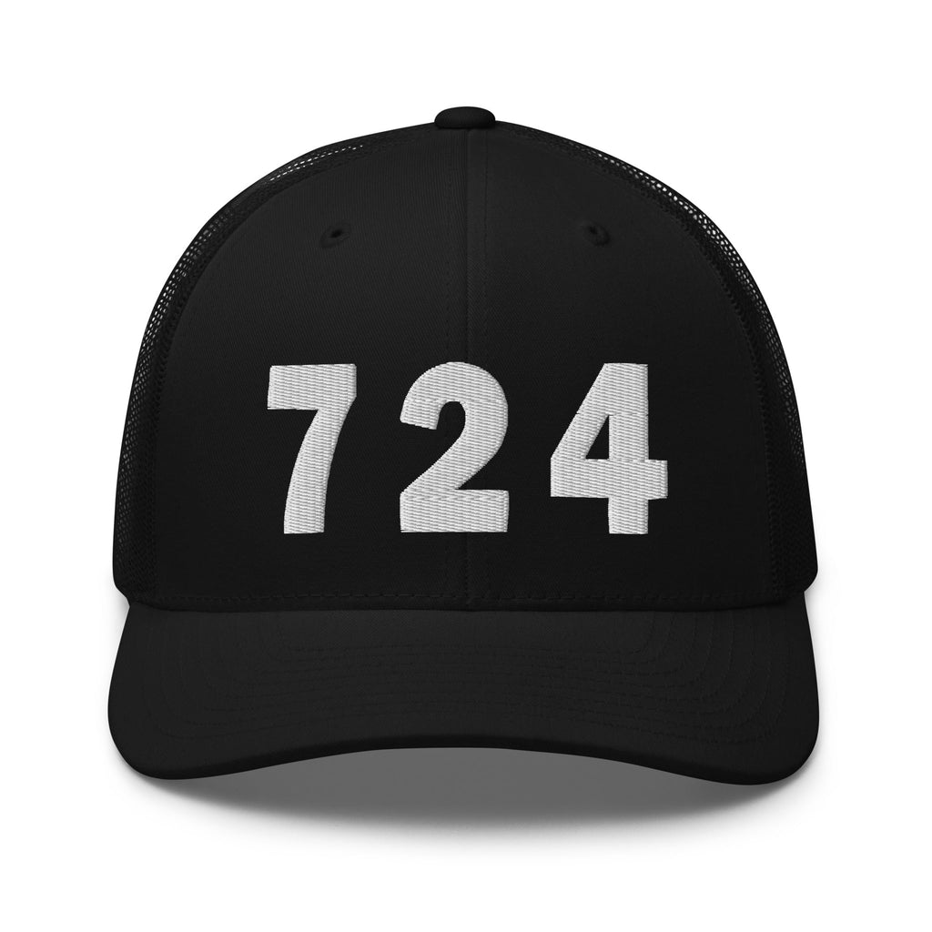724 Area Code Trucker Cap