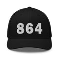 864 Area Code Trucker Cap