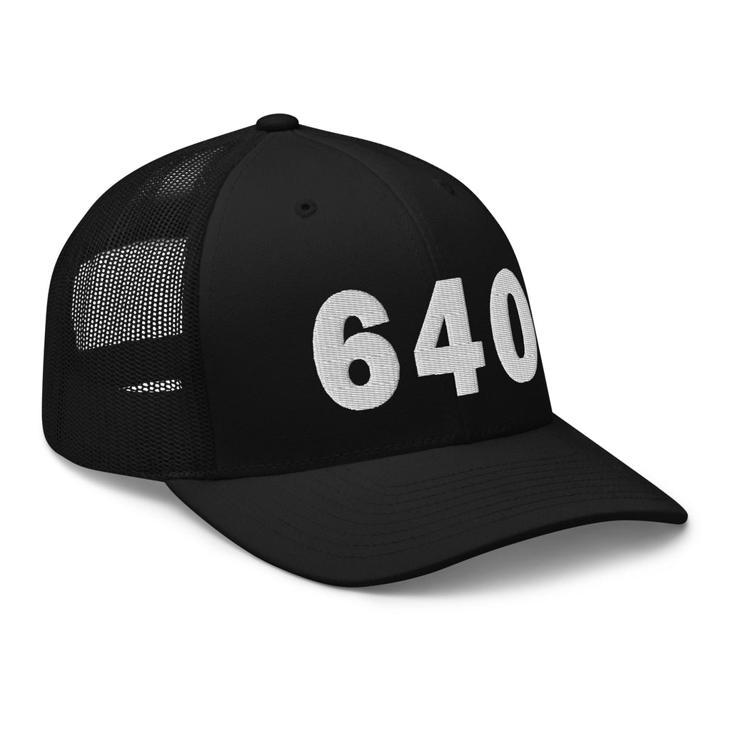 640 Area Code Trucker Hat