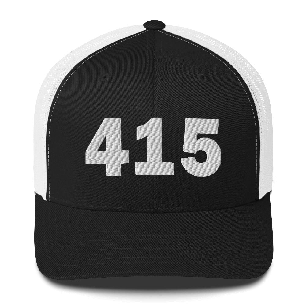 415 Area Code Trucker Cap