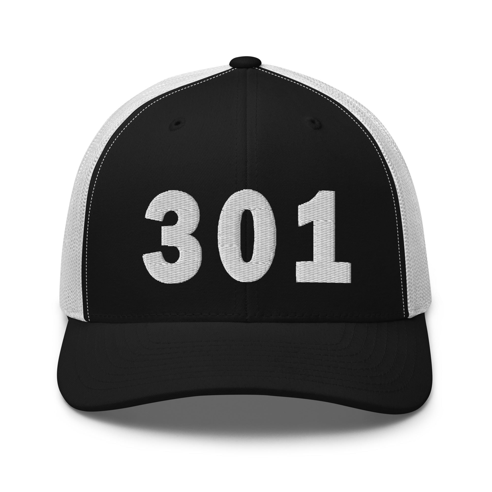301 Area Code Trucker Cap