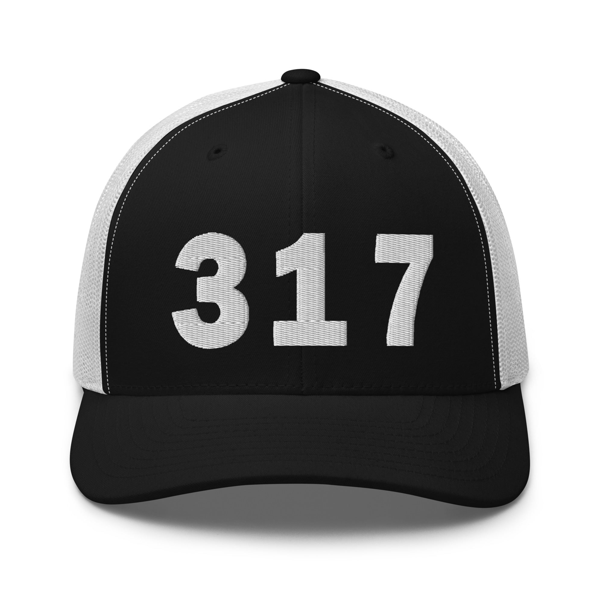317 Area Code Trucker Cap