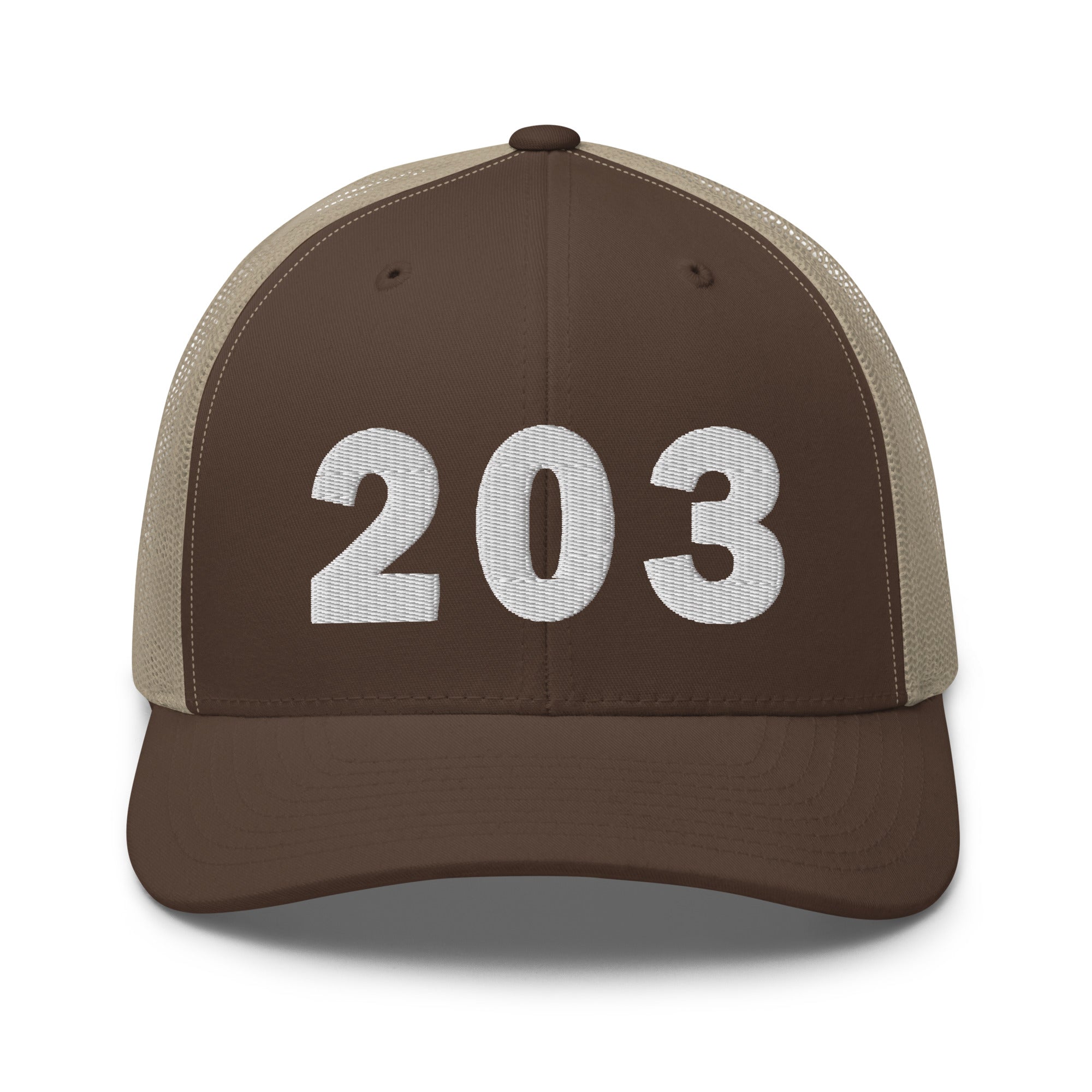 203 Area Code Trucker Cap