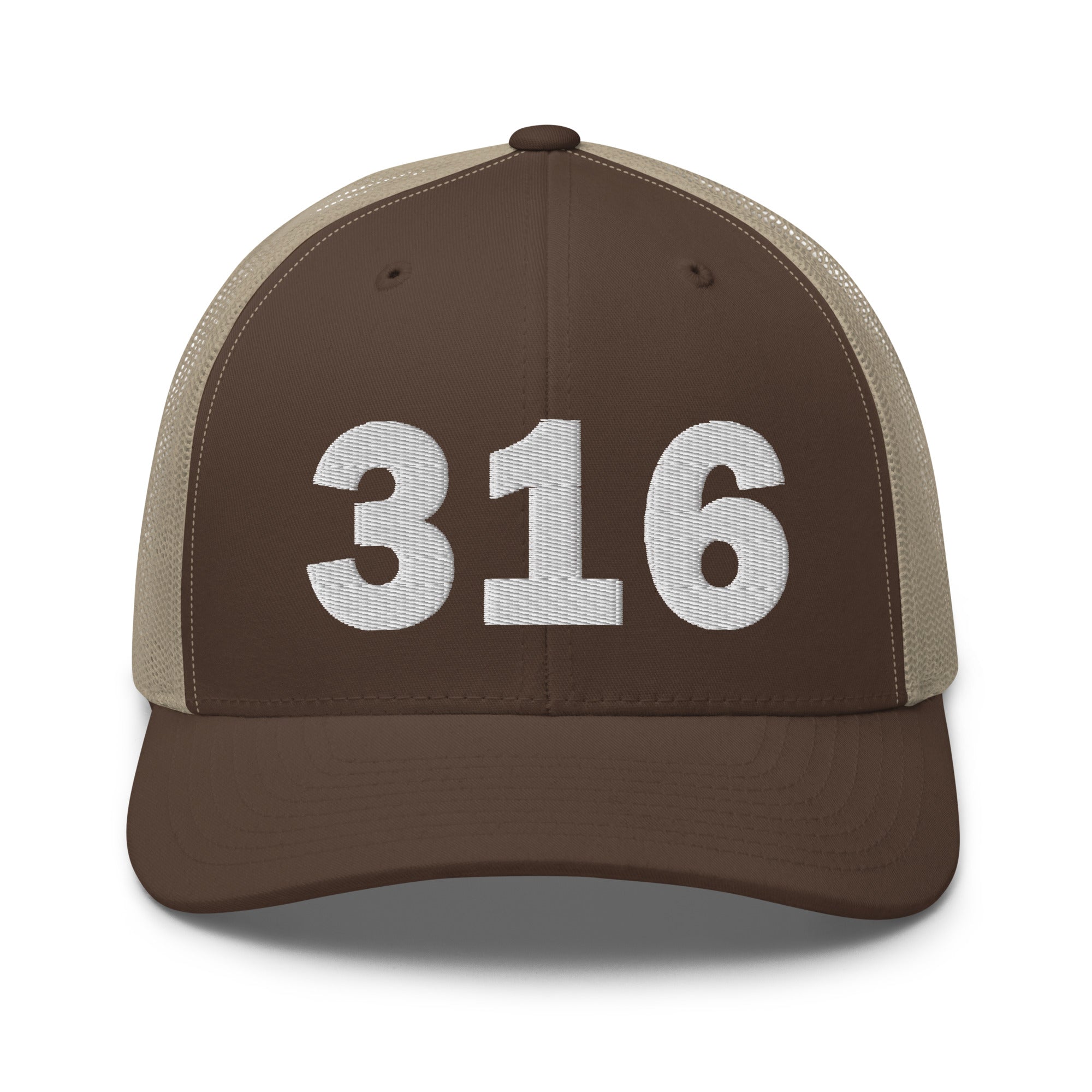 316 Area Code Trucker Cap