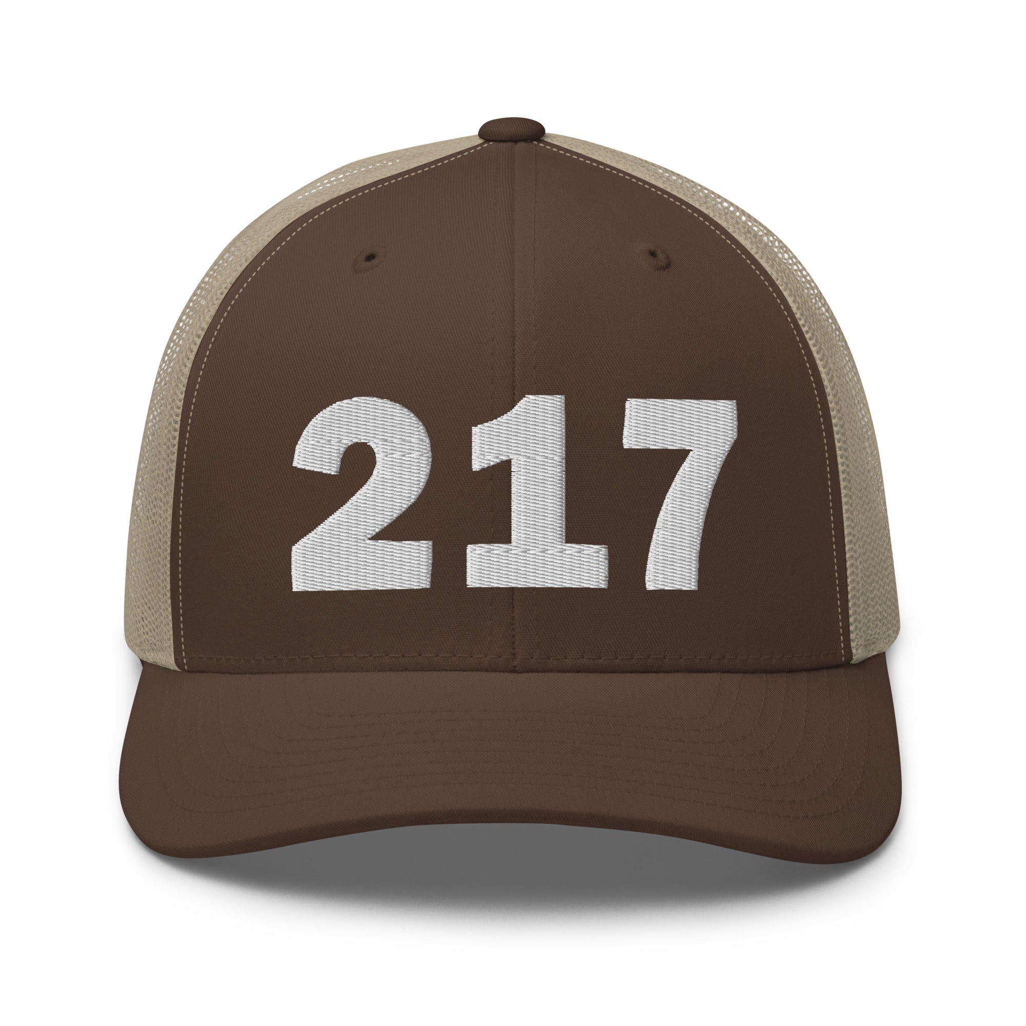 217 Area Code Trucker Cap
