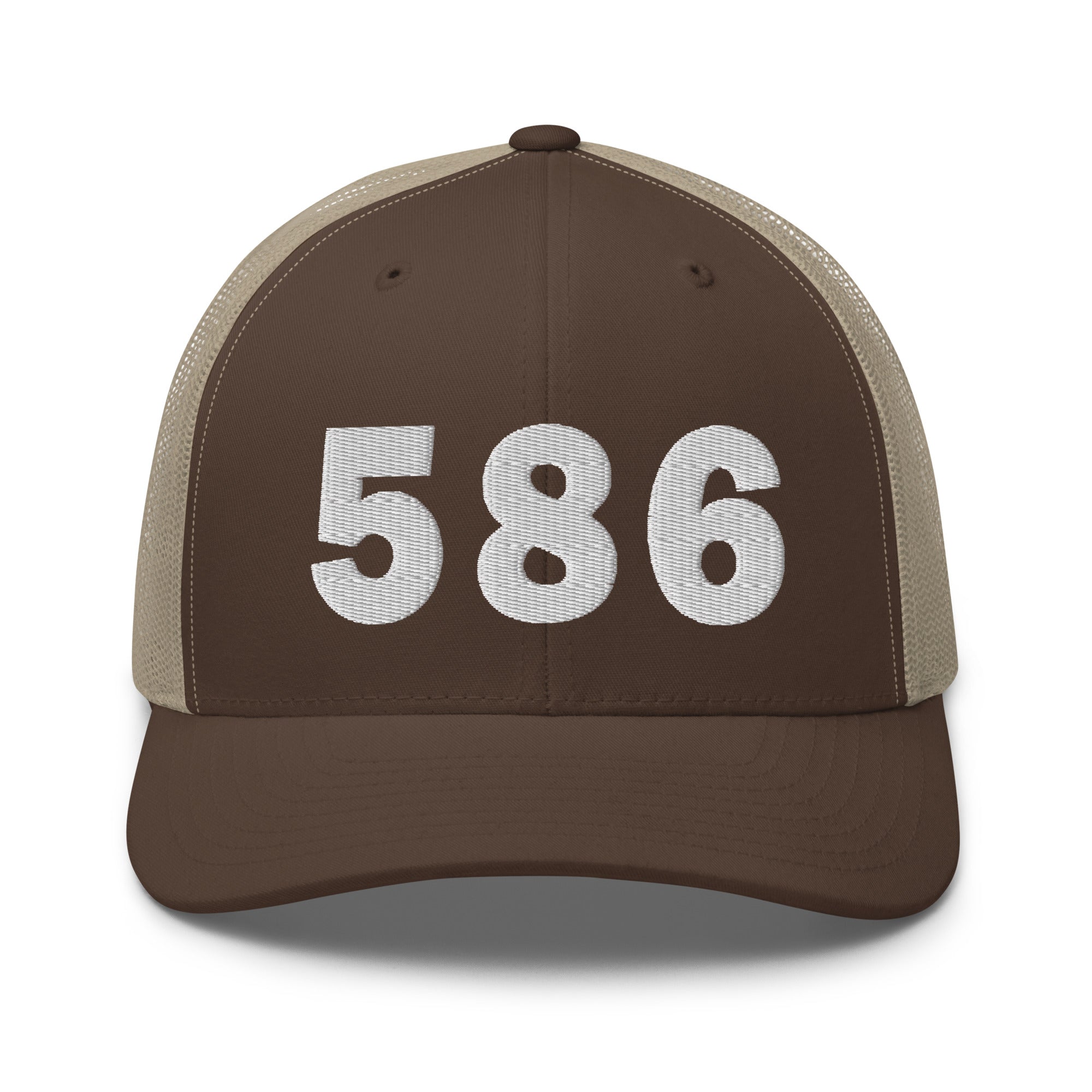 586 Area Code Trucker Cap