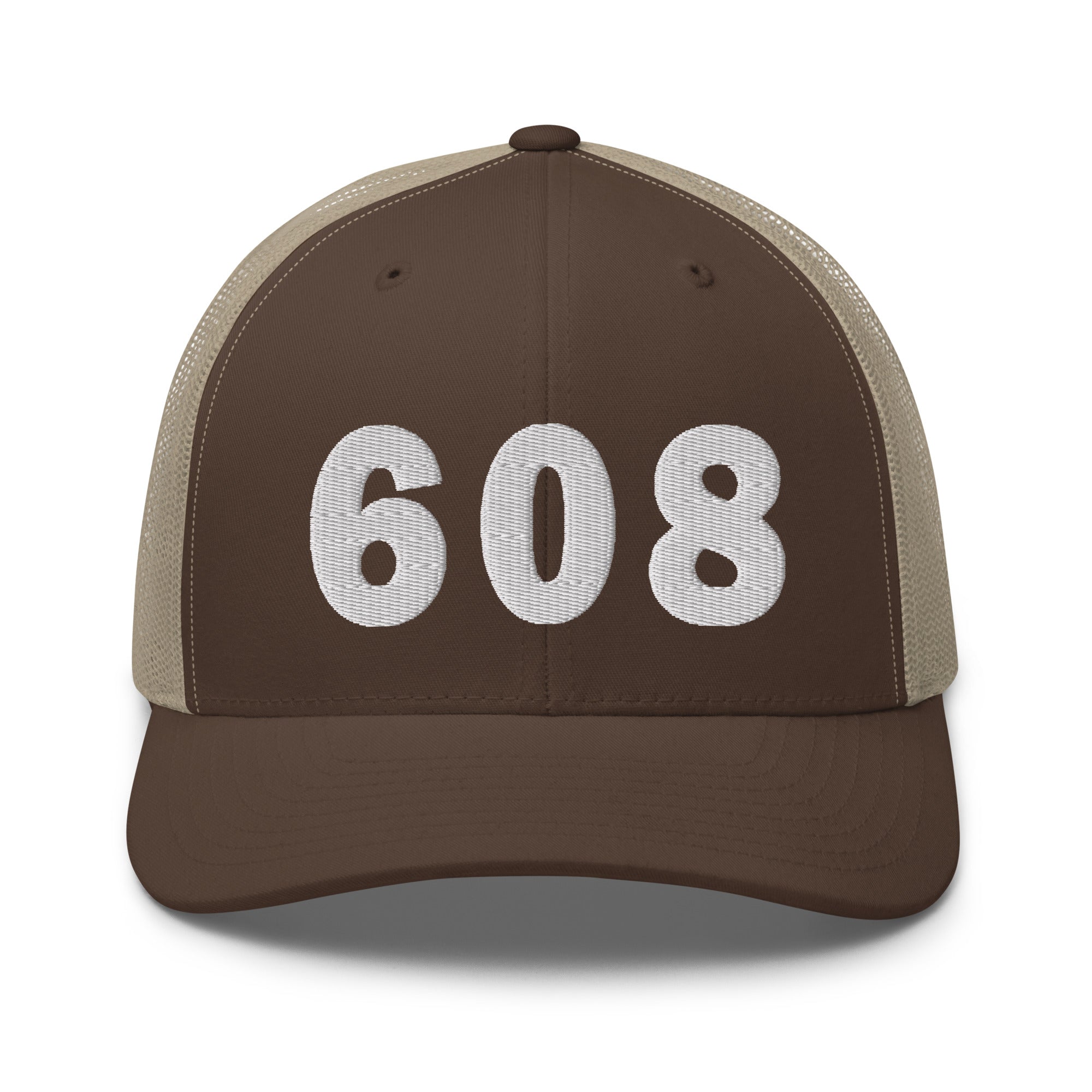608 Area Code Trucker Cap
