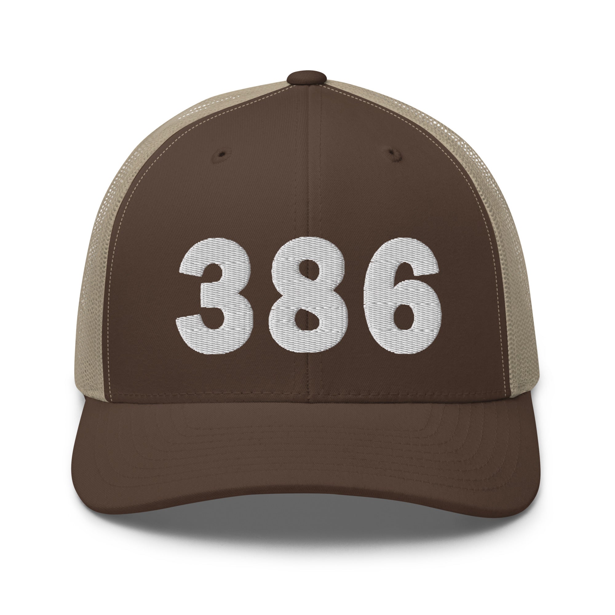 386 Area Code Trucker Cap