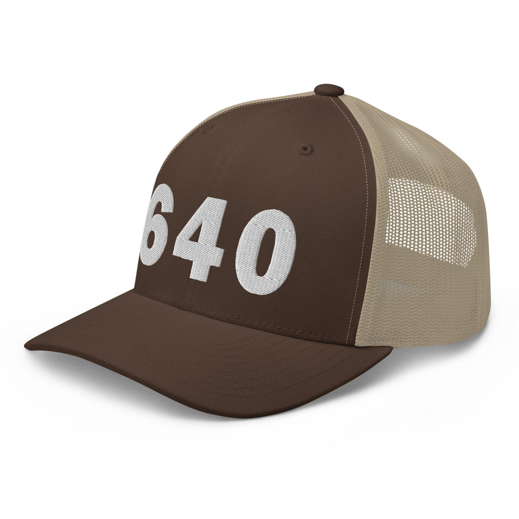 640 Area Code Trucker Hat