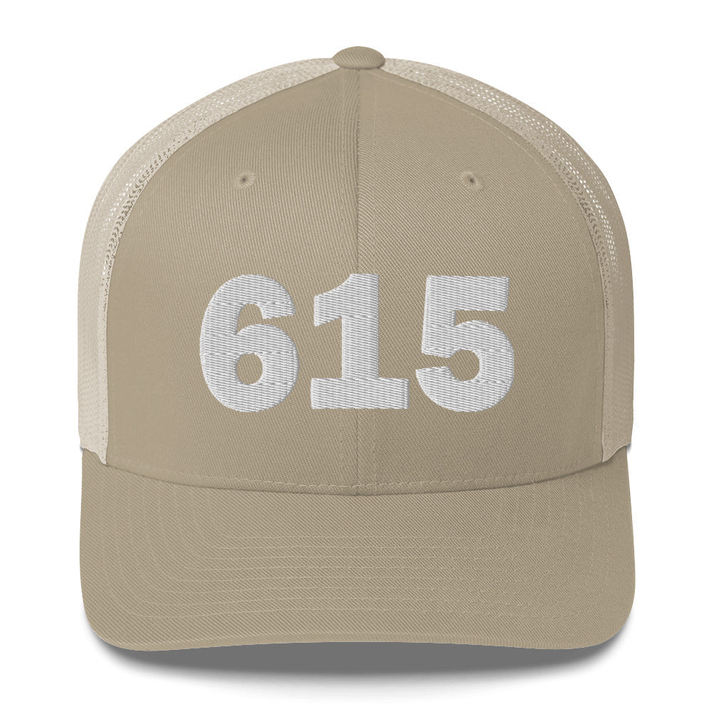 615 Area Code Trucker Cap