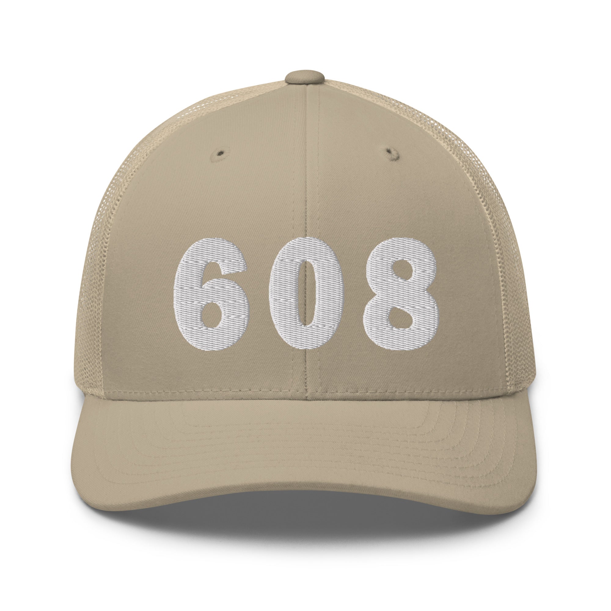 608 Area Code Trucker Cap