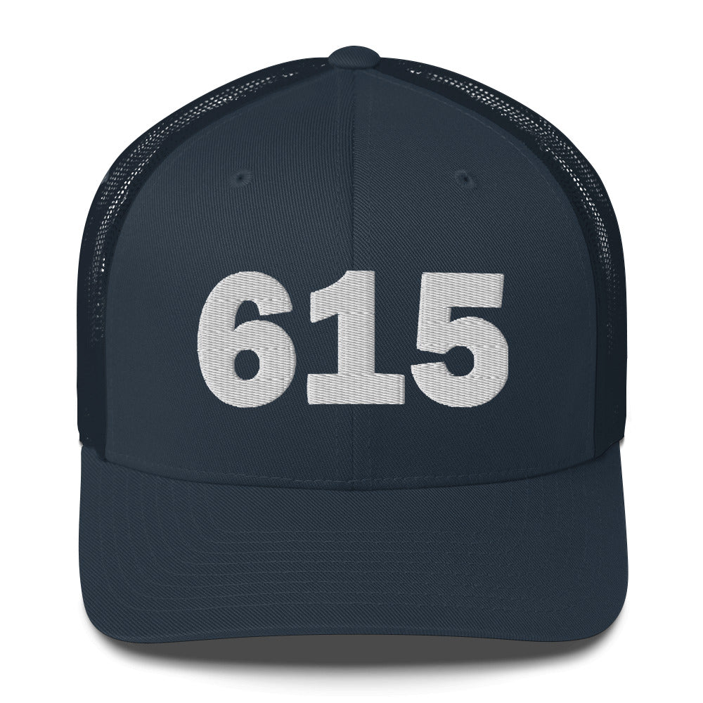 615 Area Code Trucker Cap