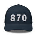 870 Area Code Trucker Cap