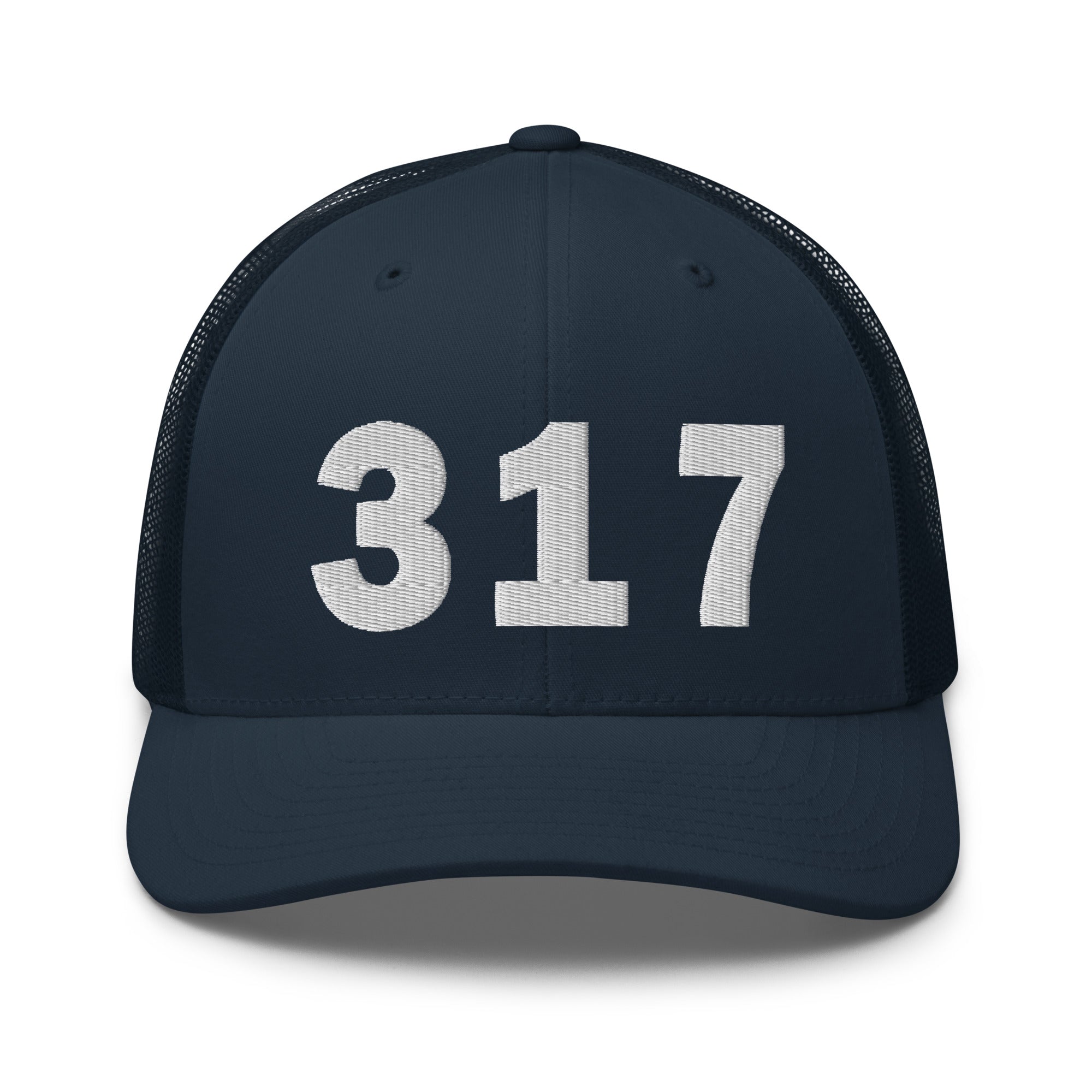 317 Area Code Trucker Cap