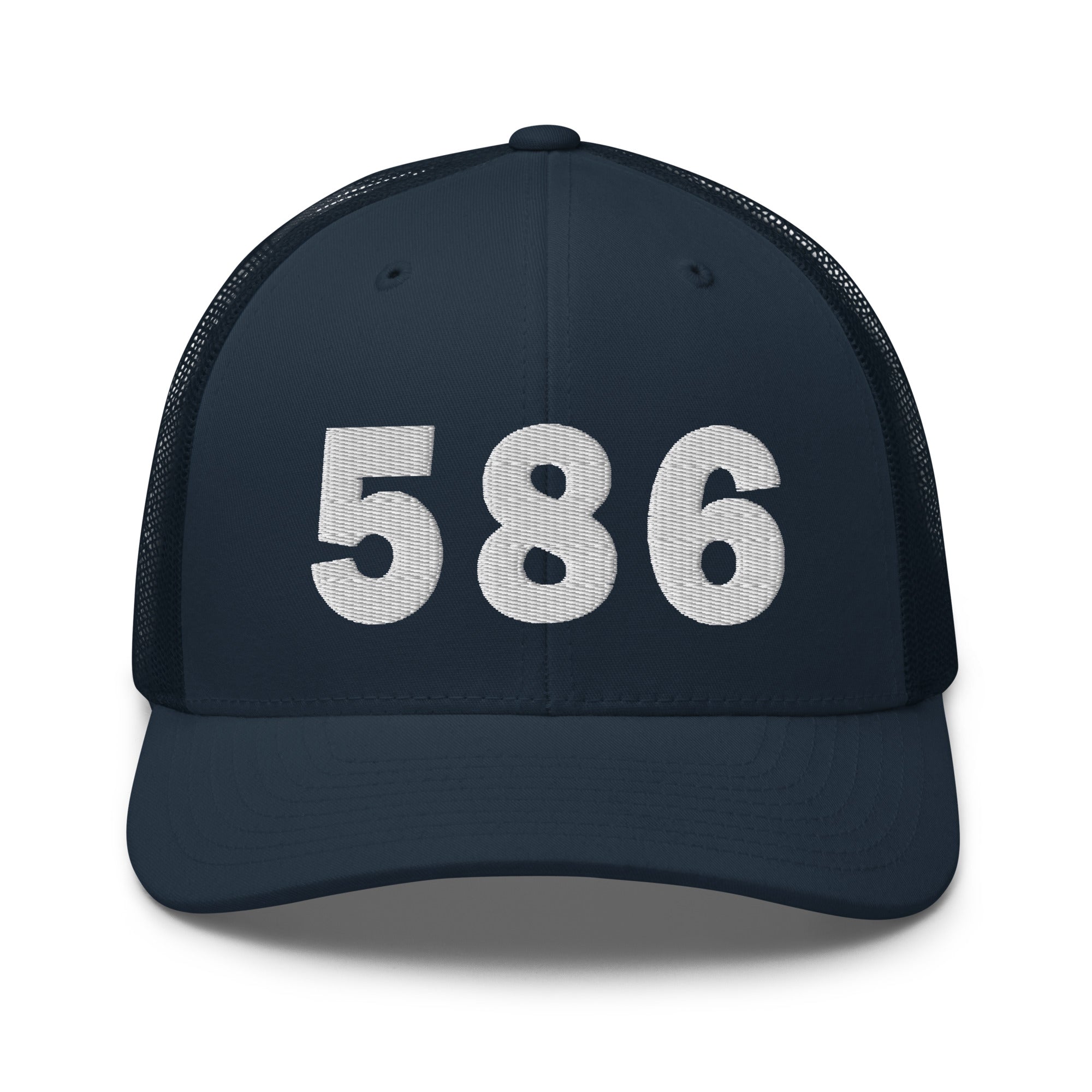 586 Area Code Trucker Cap