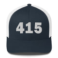 415 Area Code Trucker Cap