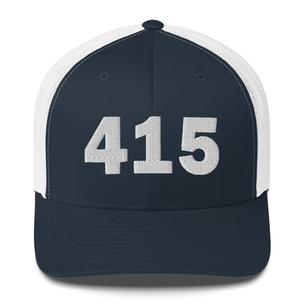 415 Area Code Trucker Cap