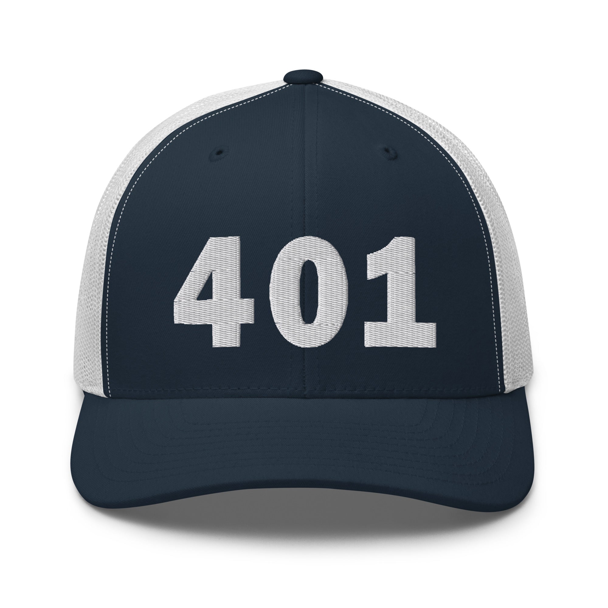 401 Area Code Trucker Cap