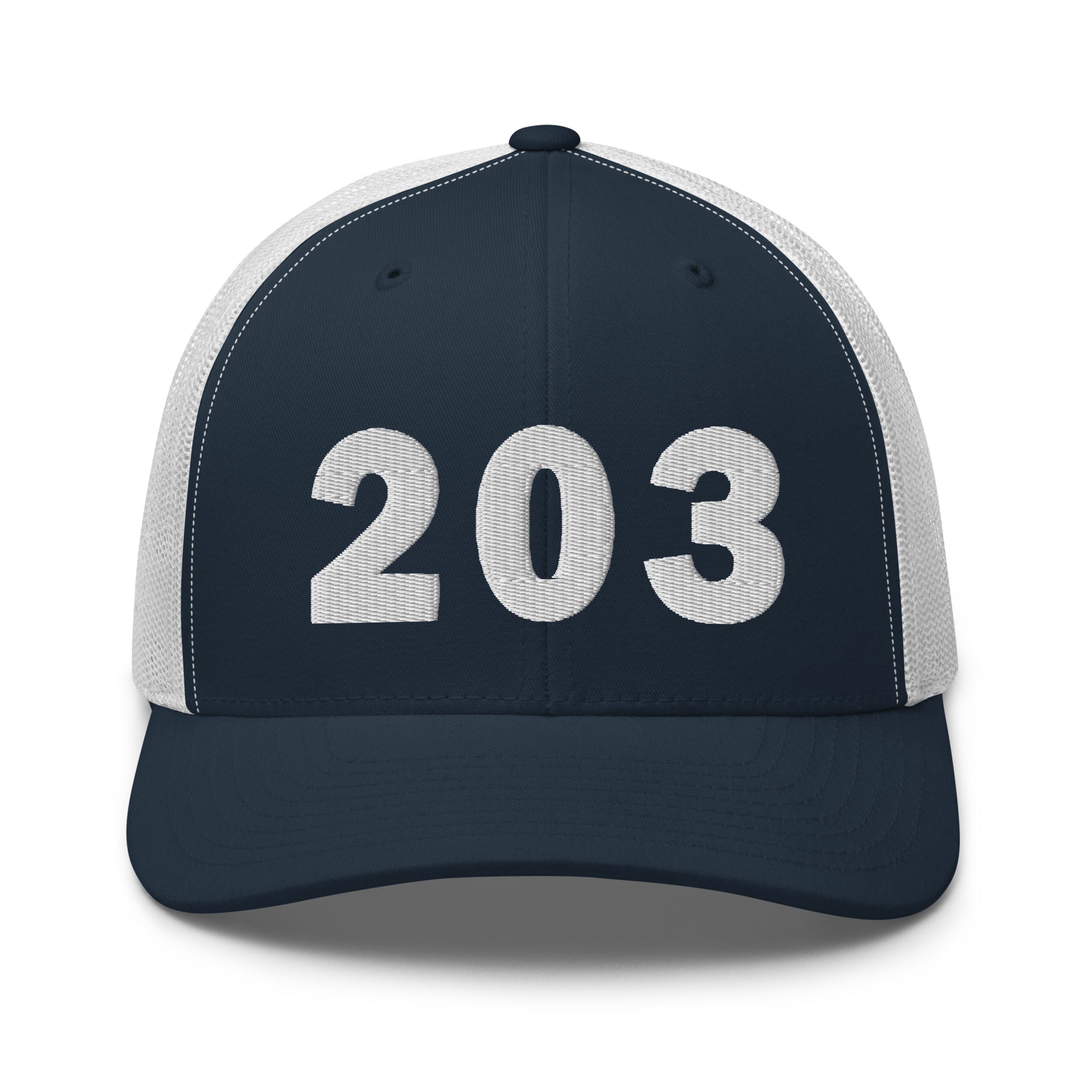 203 Area Code Trucker Cap