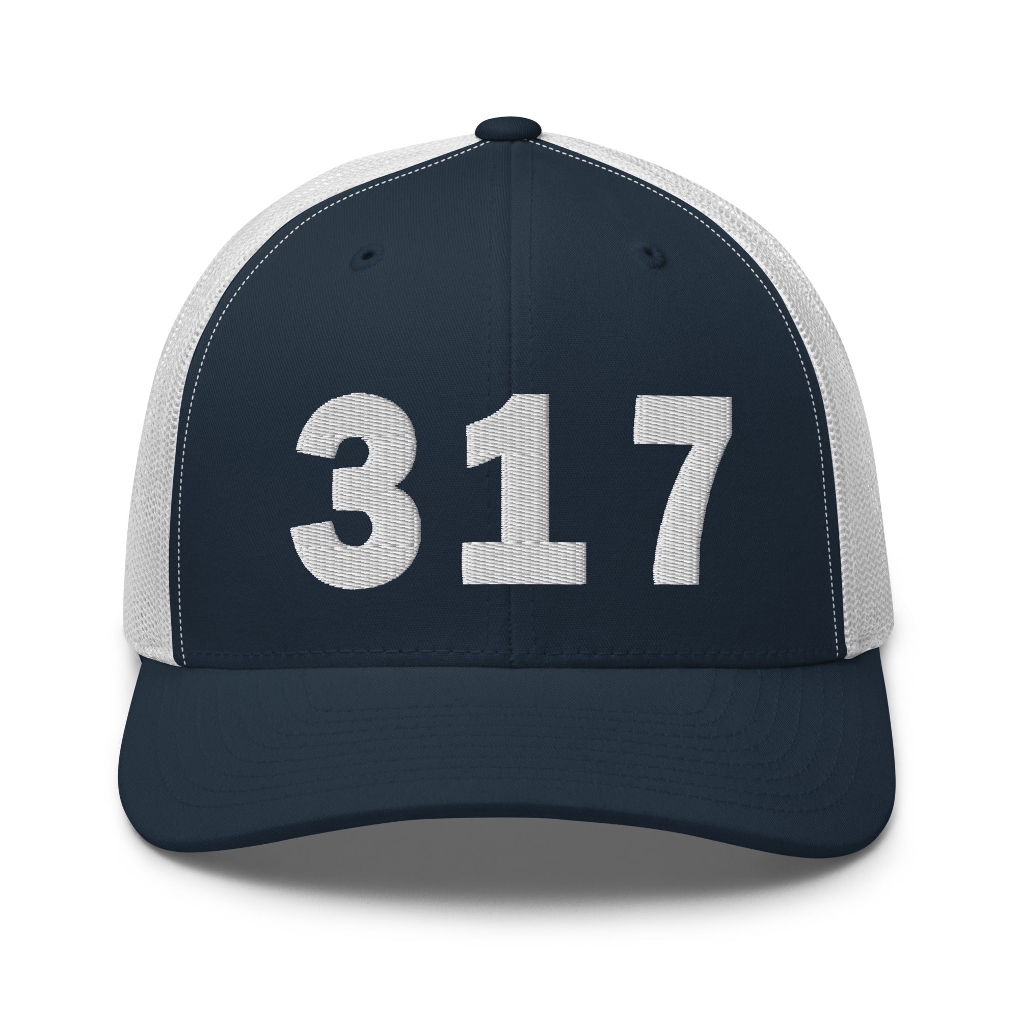 317 Area Code Trucker Cap