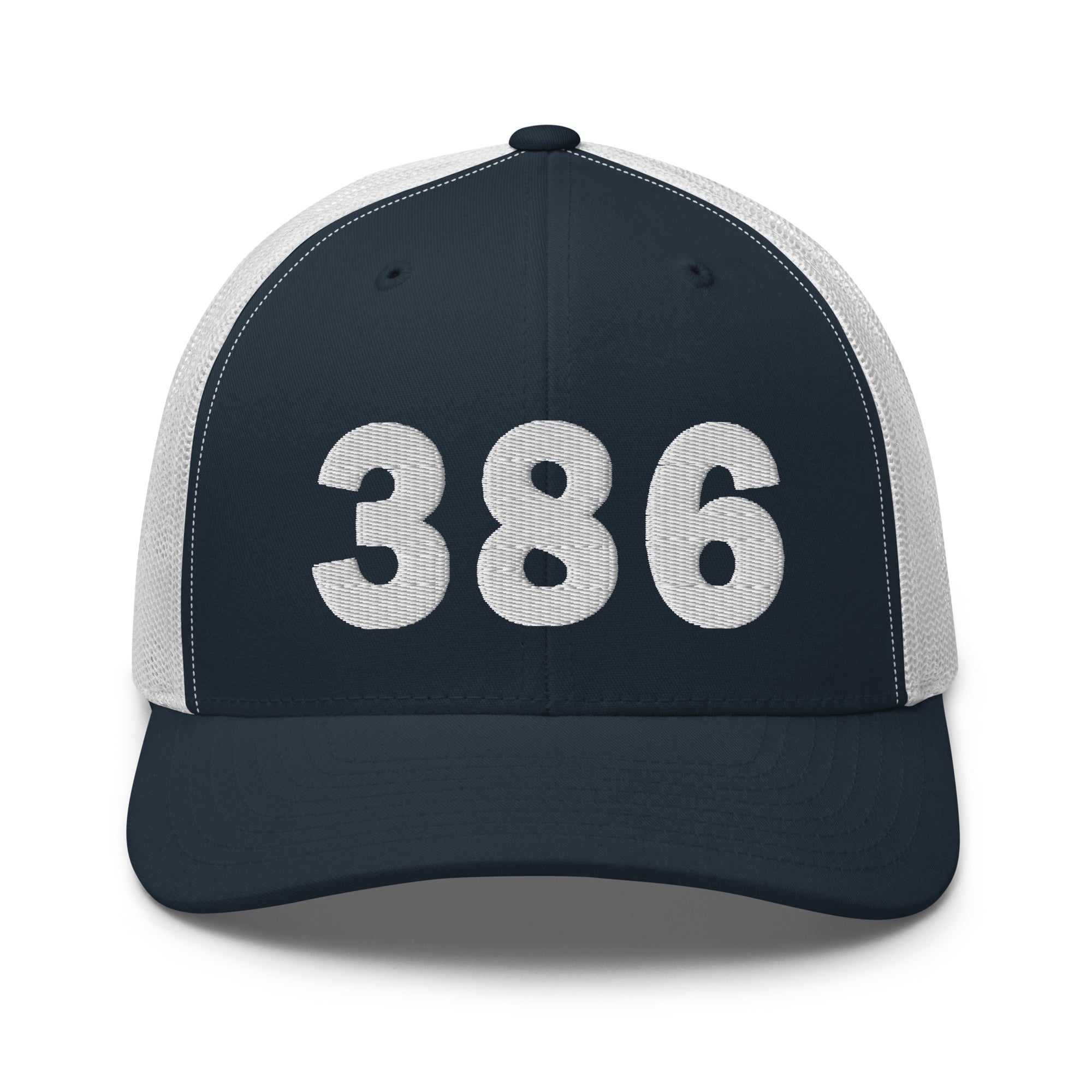 386 Area Code Trucker Cap