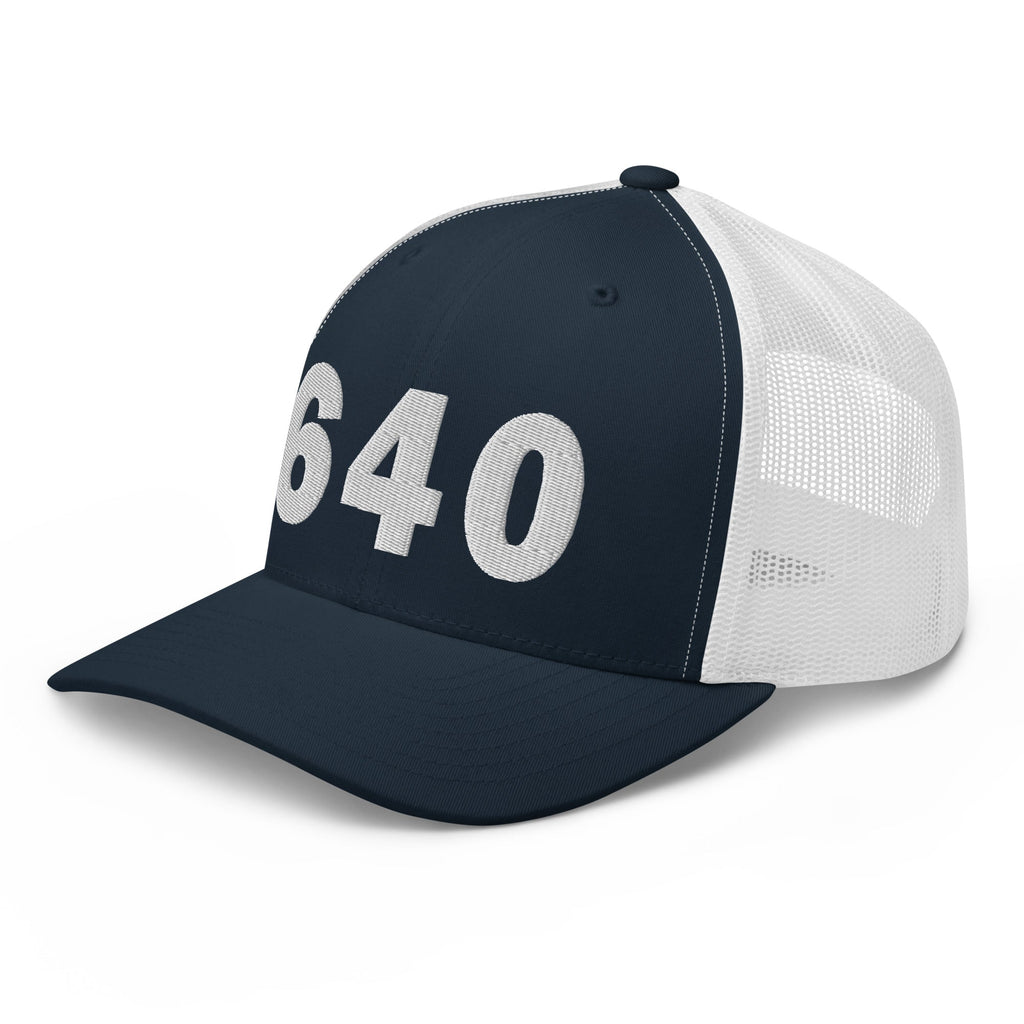 640 Area Code Trucker Hat