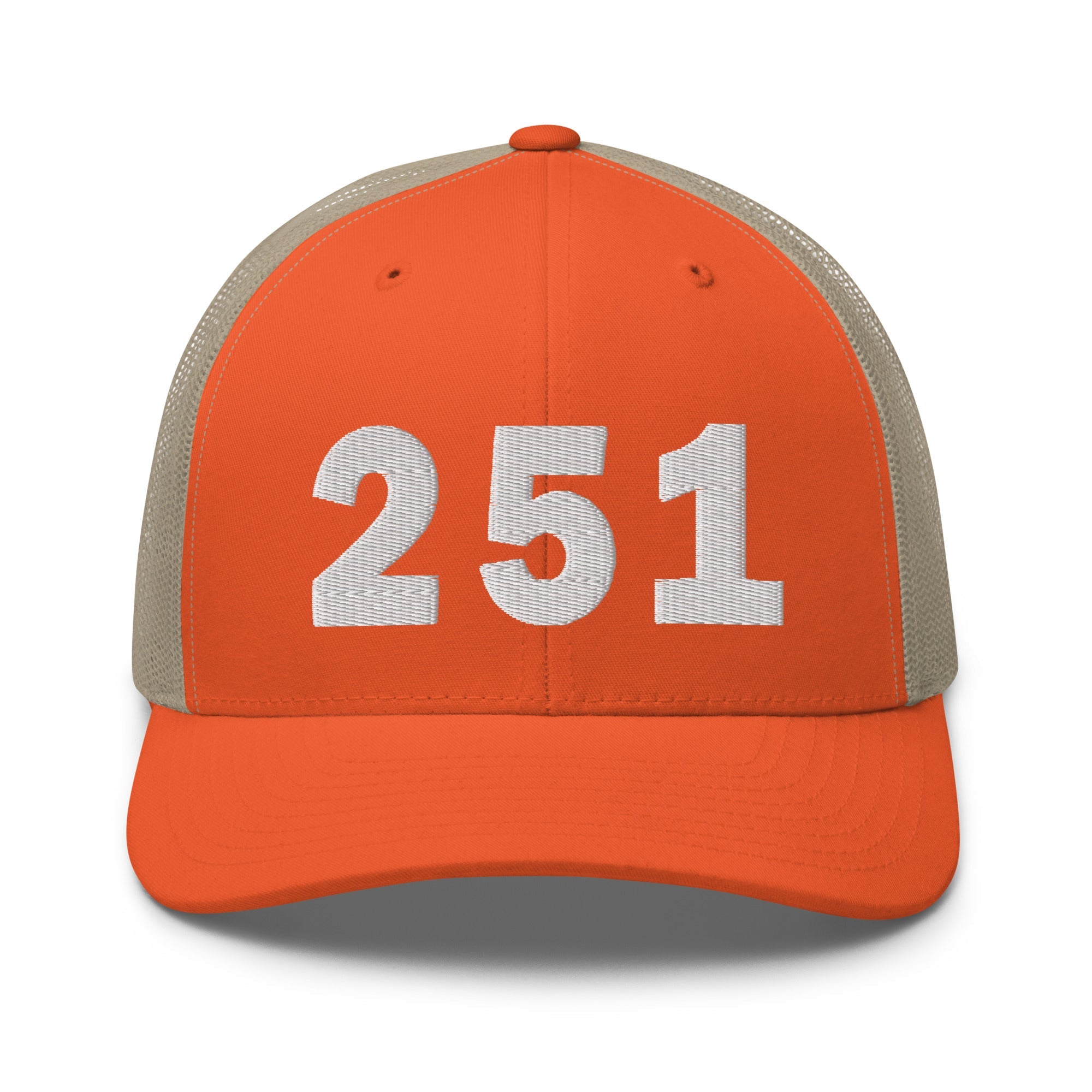 251 Area Code Trucker Cap