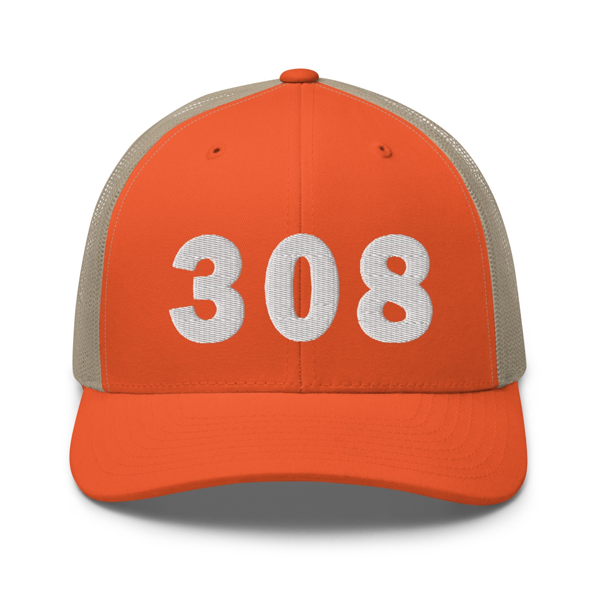 308 Area Code Trucker Cap