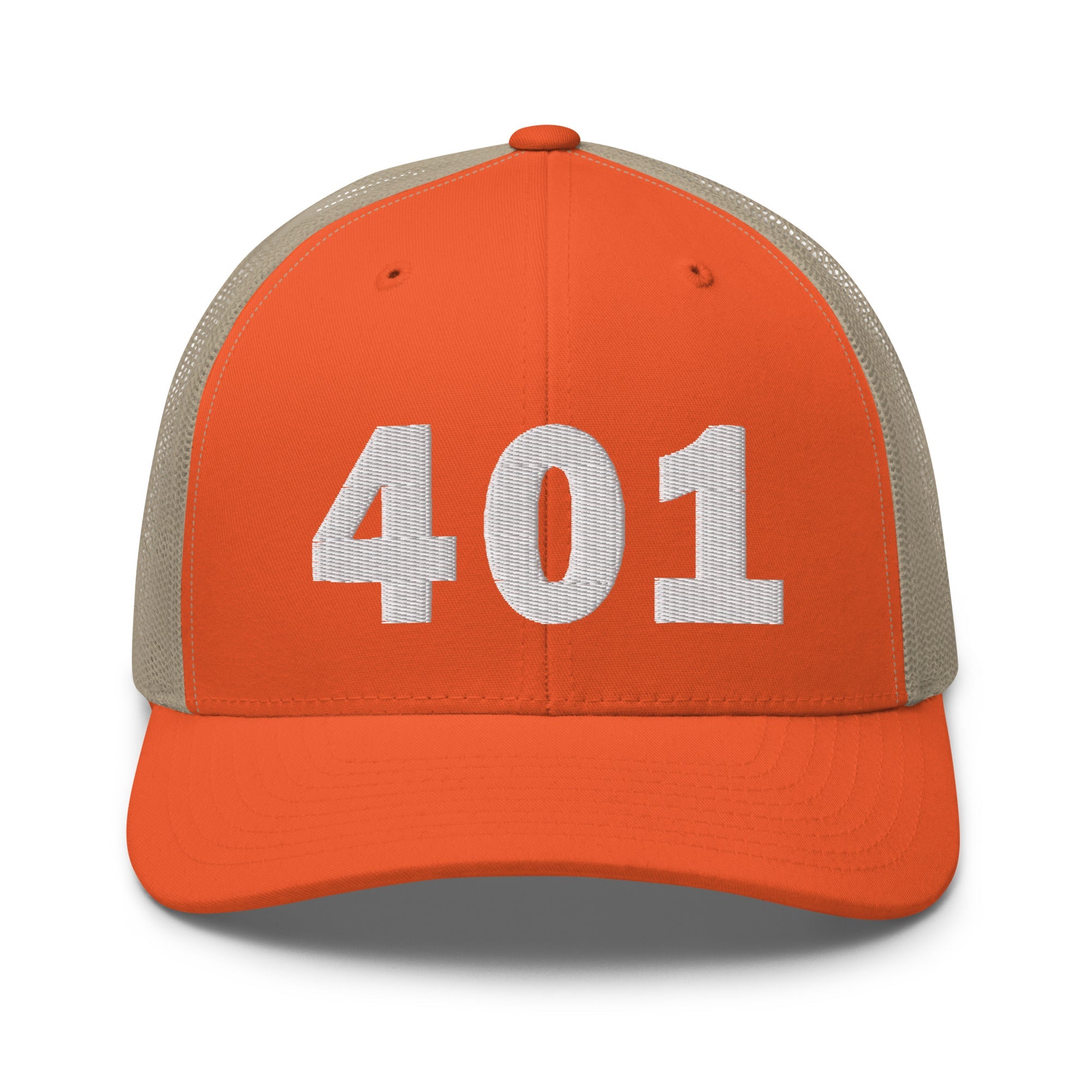 401 Area Code Trucker Cap
