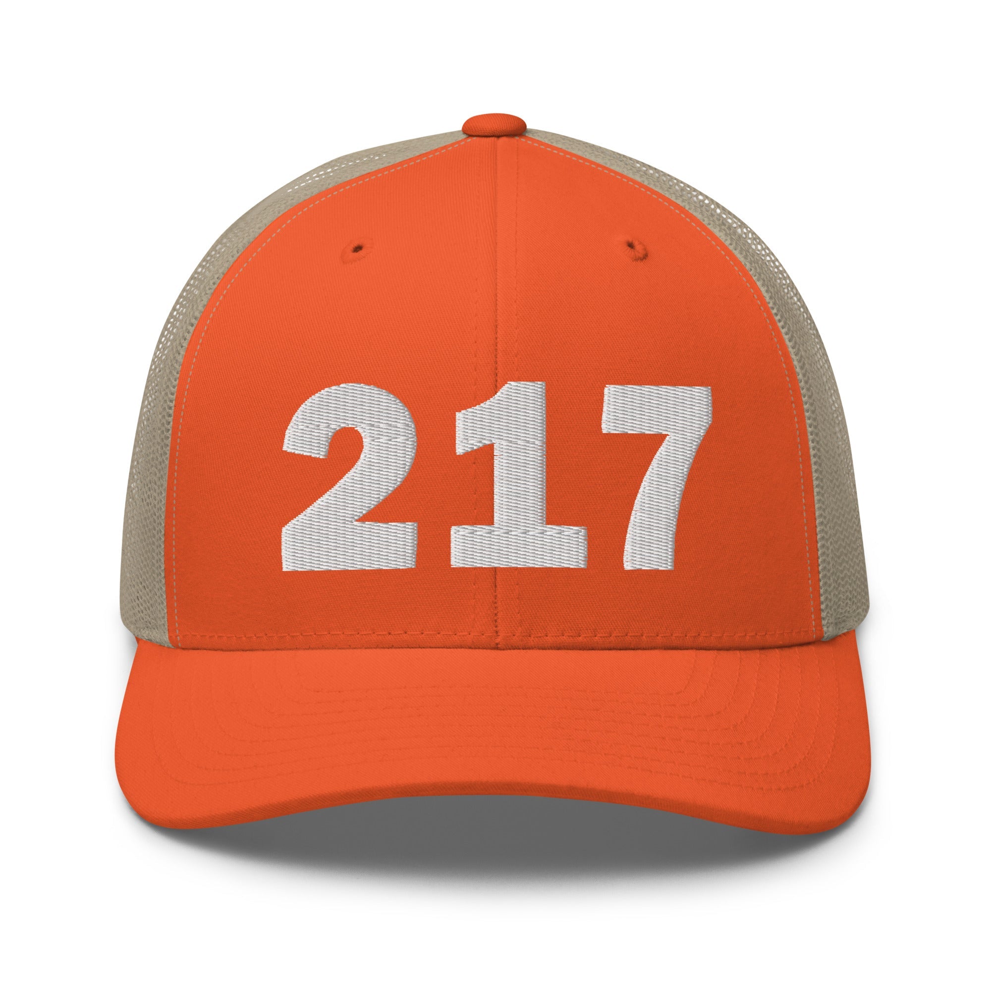 217 Area Code Trucker Cap