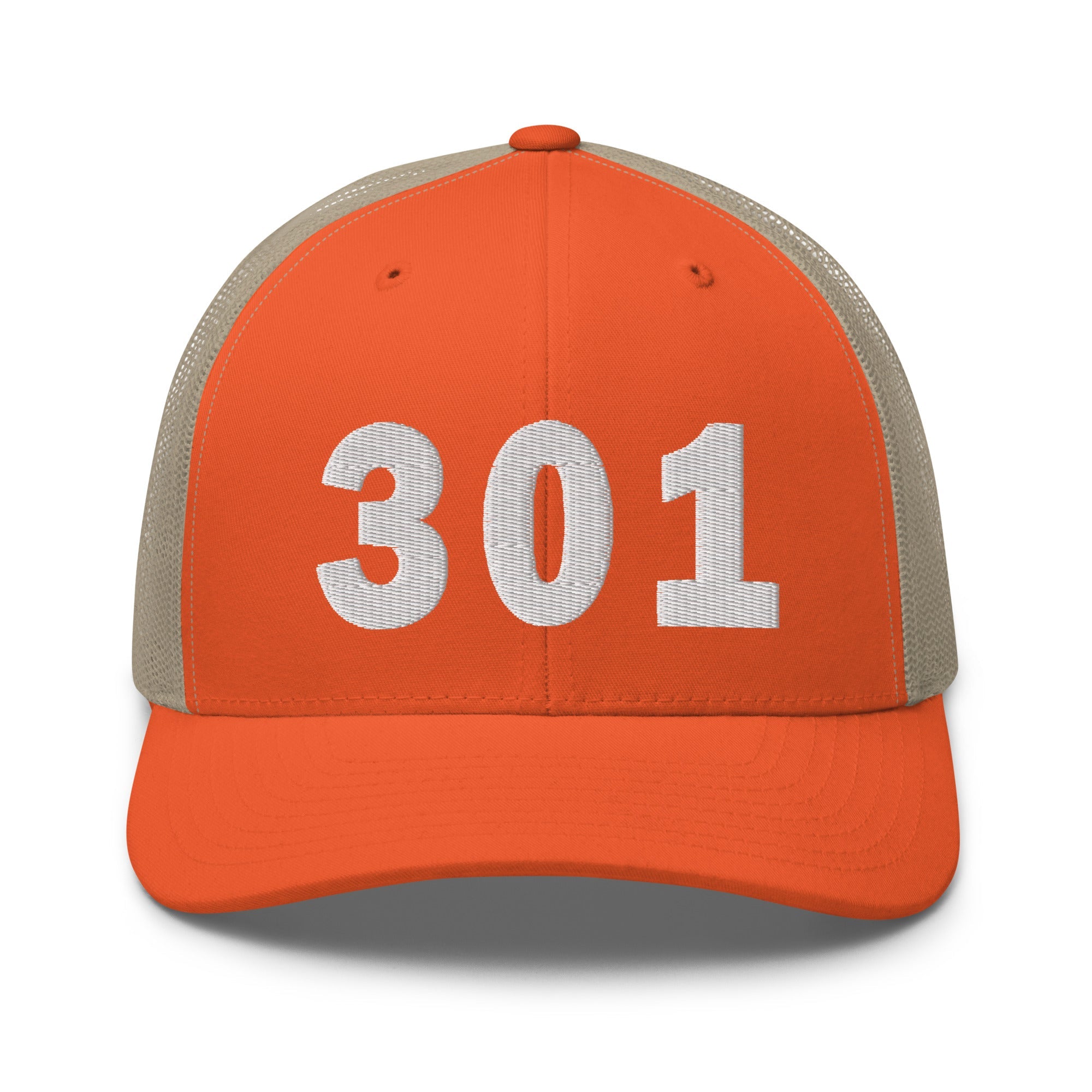 301 Area Code Trucker Cap