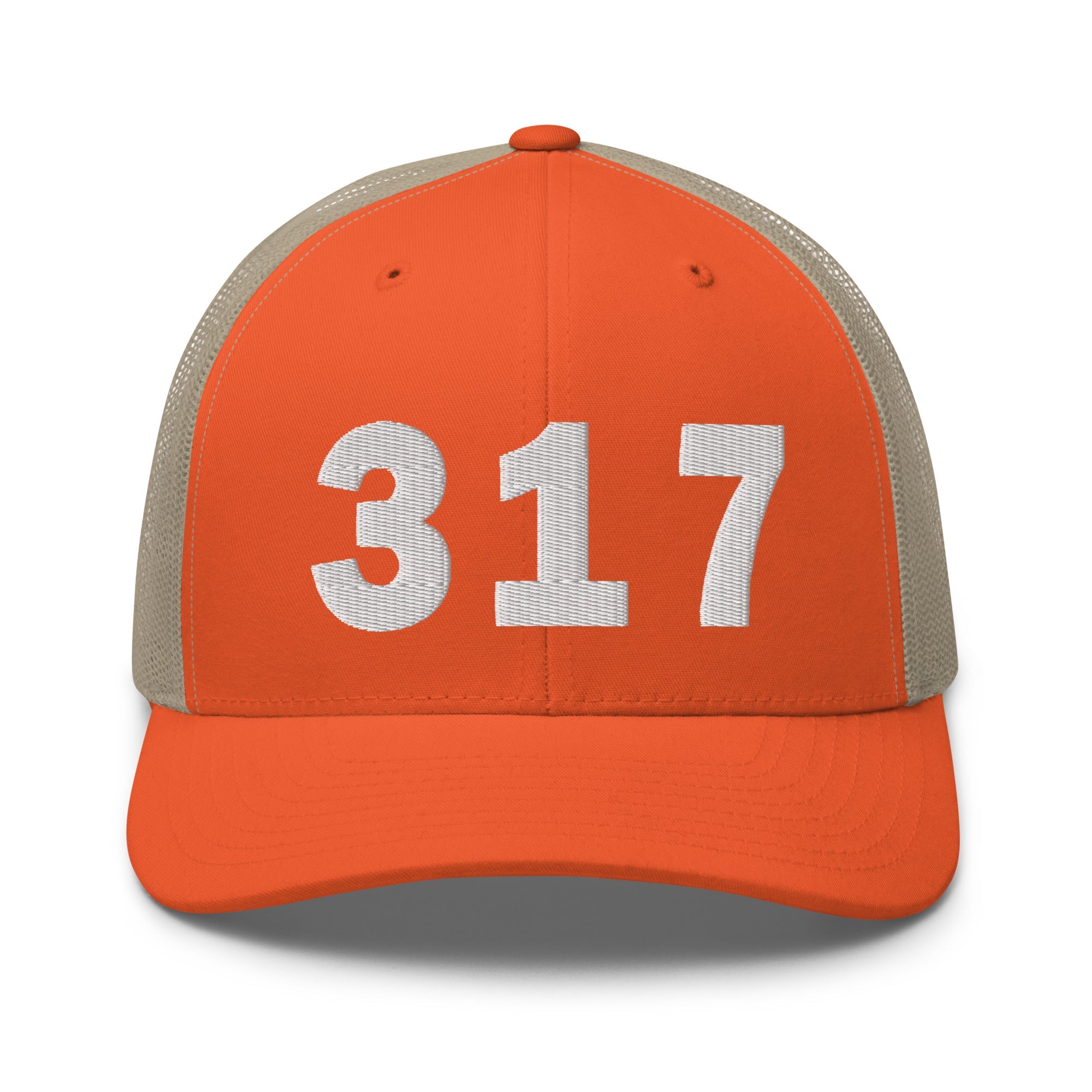 317 Area Code Trucker Cap