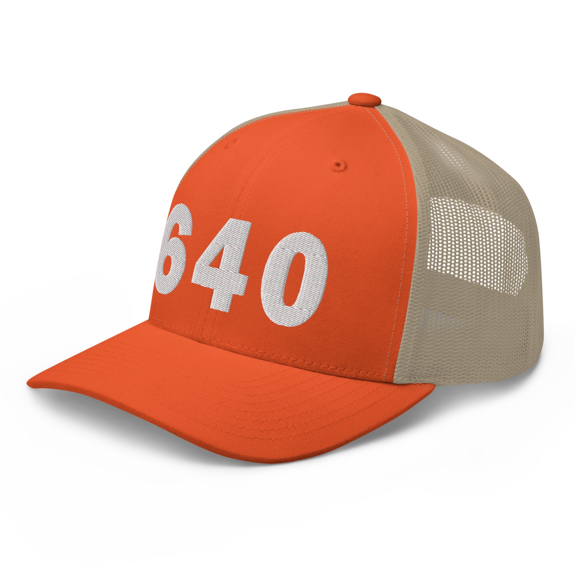 640 Area Code Trucker Hat