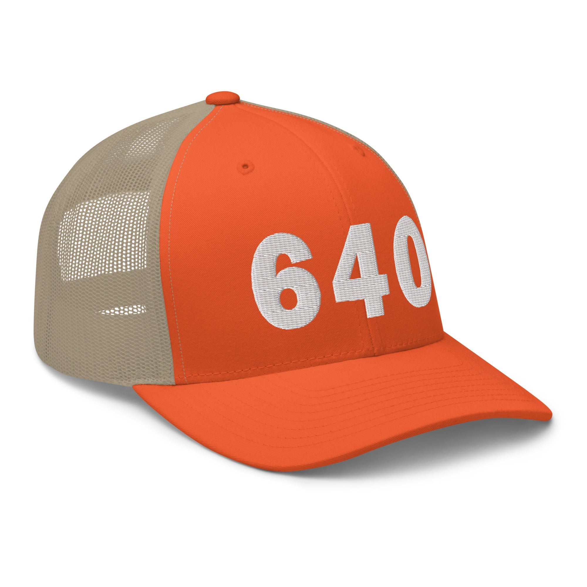 640 Area Code Trucker Hat