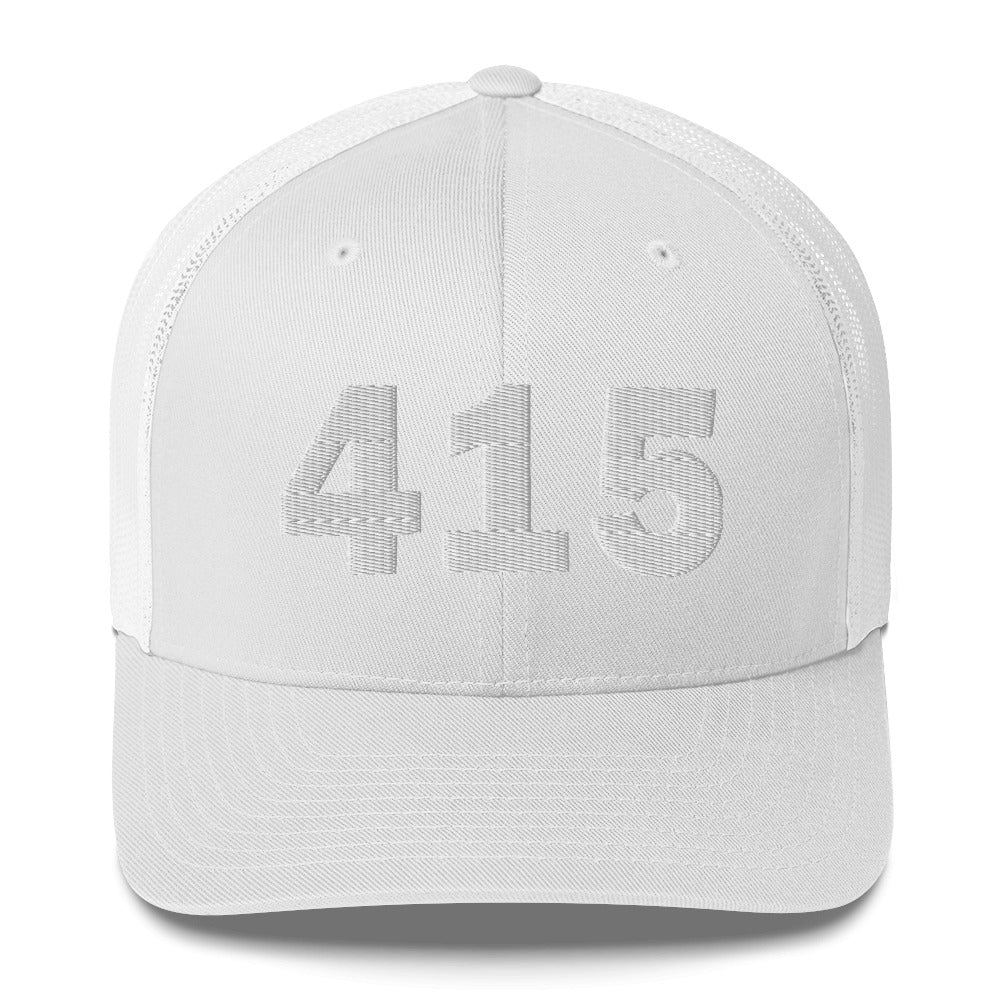 415 Area Code Trucker Cap
