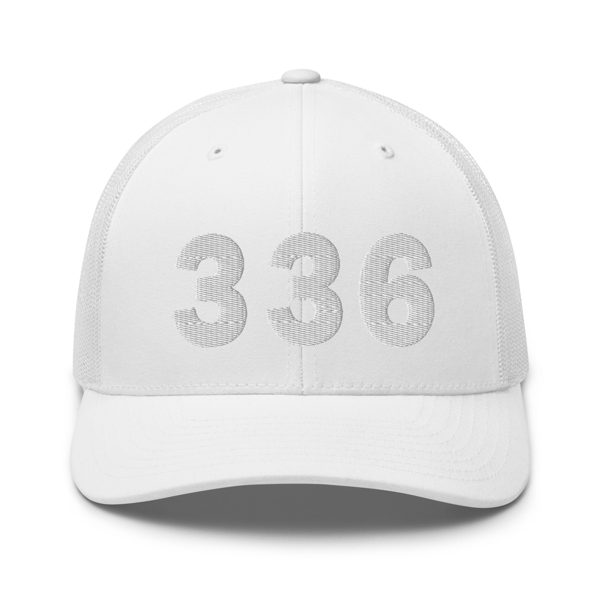 336 Area Code Trucker Cap